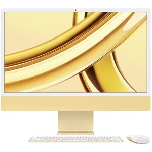 Apple 24" iMac with M1 Chip 8 Core - Yellow - 8GB - 256GB SSD - Gold Grade Refurbished