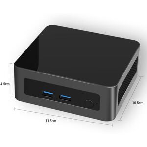 TOMTOP JMS Mini PC Windows 11 16GB RAM 512GB SSD Mini Desktop Computer AMD Ryzen R5 5600H Processor 6 Cores 12