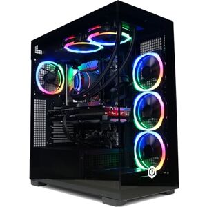 CYBERPOWERPC Luxe Gaming PC - Intel Core i9-12900KF, Nvidia RTX 4060 Ti 8GB, 32GB RAM, 1TB NVMe SSD, 650W 80+ PSU, Wi-Fi, Liquid Cooling, Windows 11, Prism RGB