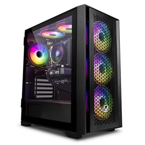 Vibox V-123 Gaming PC - AMD Ryzen 5 4500 Processor - Nvidia RTX 4060 Ti 8GB Graphics Card - 16GB RAM - 1TB SSD - Windows 11 - WiFi