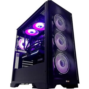 ginger6 Gaming PC Desktop 14ZH28W-6WX - Intel Core i5 14400F Processor, Nvidia RTX 4060 8GB Graphics, 4TB M.2 NVMe SSD, 16GB DDR5, Z790, Wi-Fi 6E 802.11ax, Liquid Cooled, Windows 10 Home