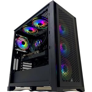 ginger6 Gaming PC Desktop 14ZF28G-6WX - Intel Core i5 14400F Processor, Nvidia RTX 4060 8GB Graphics, 2TB M.2 NVMe SSD, 16GB DDR5, Z790, Wi-Fi 6E 802.11ax, Liquid Cooled, Windows 10 Home