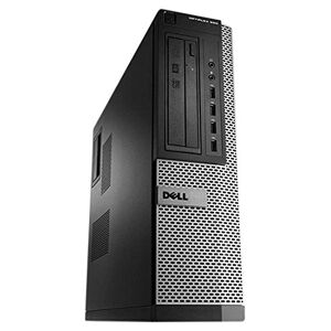 Dell OptiPlex 990 DT Desktop PC (Black/Silver) - (Intel Quad Core i5-2400 3.10 GHz, 4 GB RAM, 500 GB HDD, Windows 10 Pro) (Renewed)