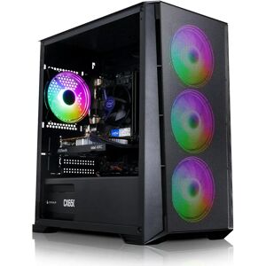 AWD-IT AIR MESH Intel i3 12100F Quad Core NVIDIA RTX 3050 8GB Desktop PC for Gaming