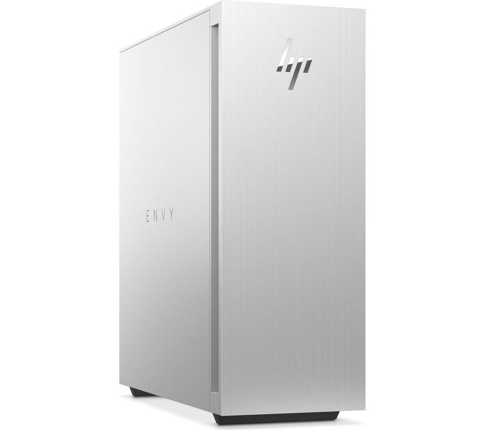HP ENVY TE02-1007na Desktop PC - Intel®Core i7, 1 TB SSD, Silver, Silver/Grey