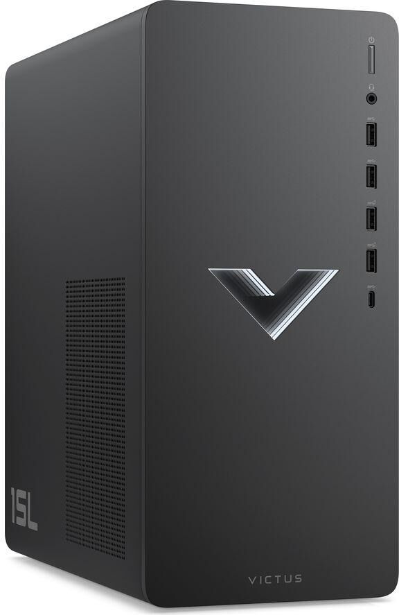 HP Victus 15L Gaming Desktop - AMD Ryzen™ 5, RTX 3050, 512 GB SSD, Silver/Grey