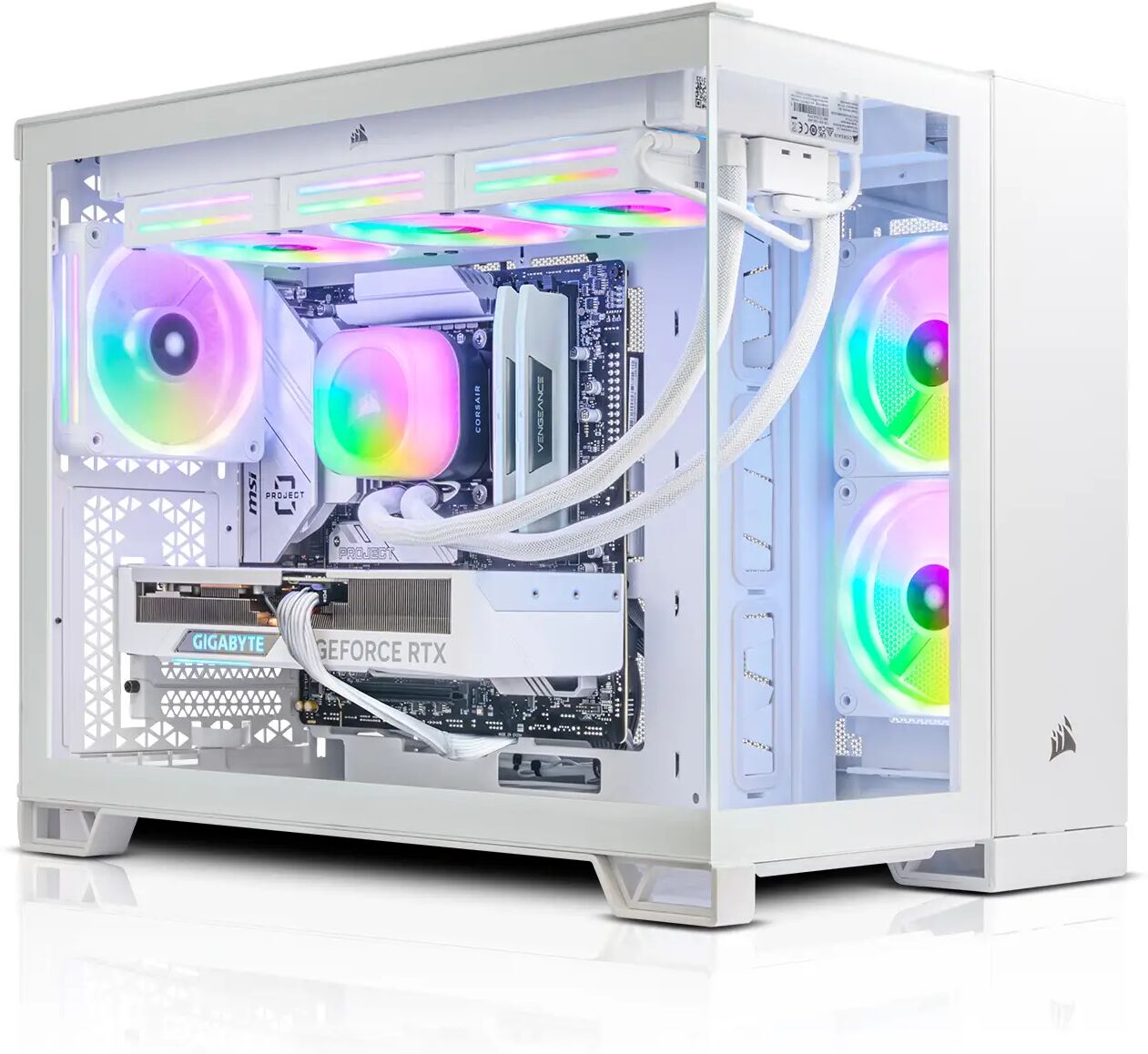 AWD-IT 2500X iCUE RGB Intel i9 12900KF RTX 4070 Ti SUPER 16GB White Desktop PC for Gaming