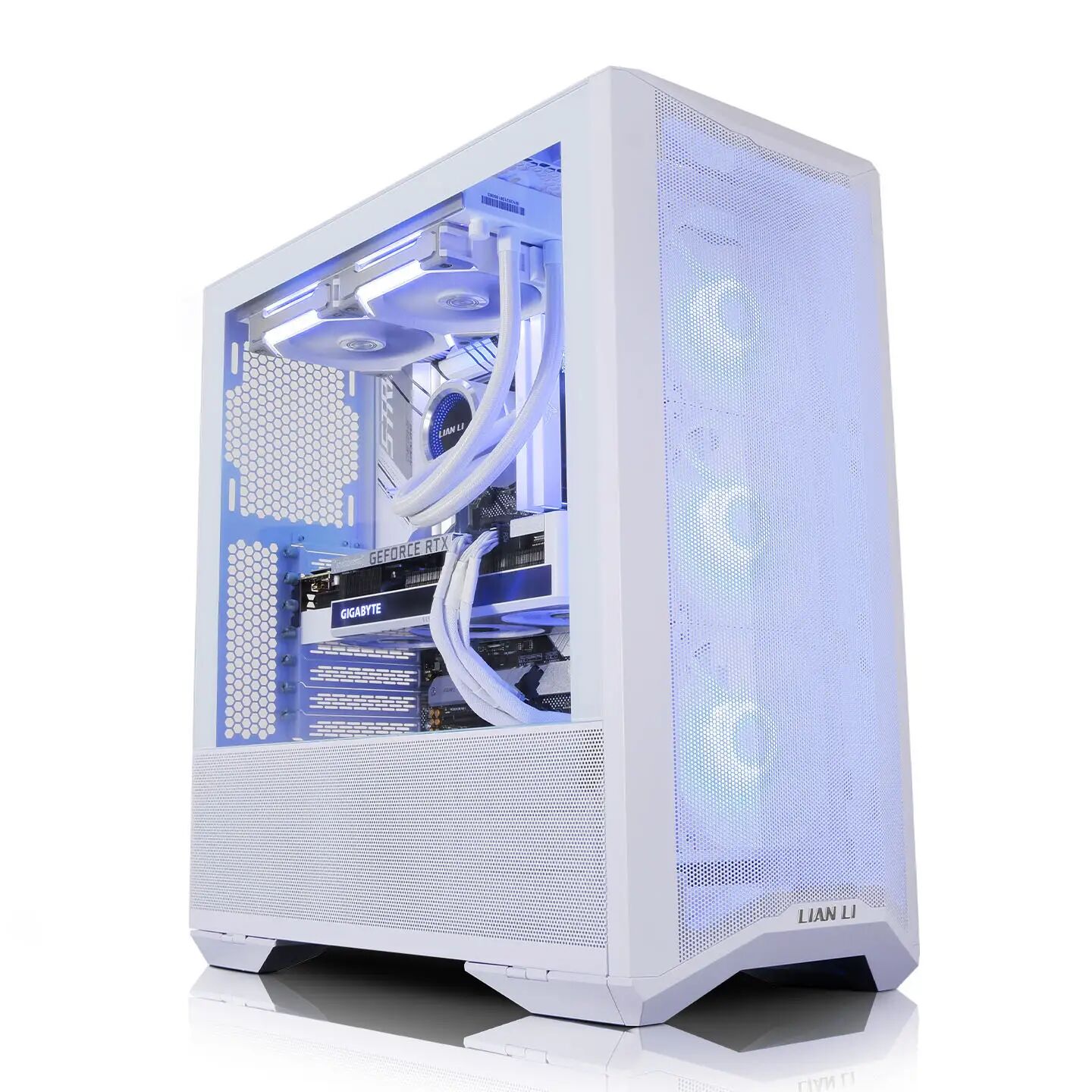 AWD-IT Lancool II Mesh Snow Edition Intel Core i5 12600KF RTX 4070 12GB Desktop PC for Gaming