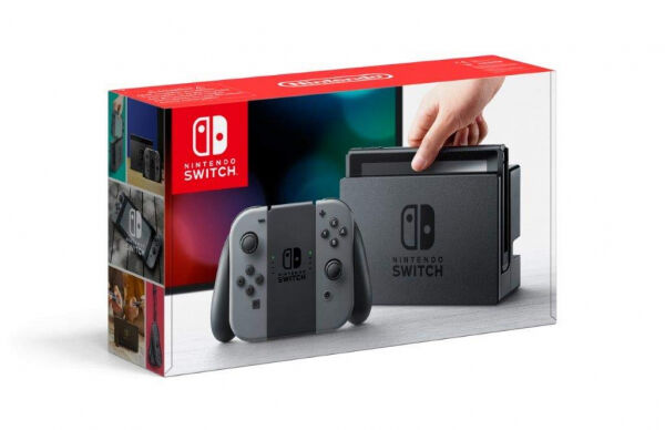 Nintendo - Switch Console V2 - grey [NSW] (D/F/I)