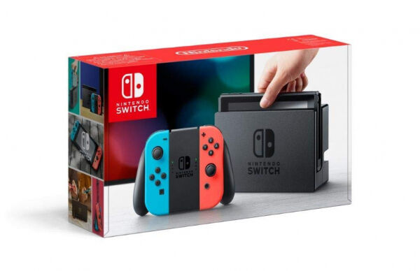 Nintendo - Switch Console V2 - neon-rot/neon-blau [NSW] (D/F/I)