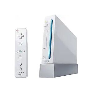 Nintendo Wii [inkl. Controller, Konsole ohne Spiel, GameCube kompatibel] weiß