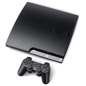 Sony PlayStation 3 Slim   160 GB HDD   2 DualShock Wireless Controller   schwarz