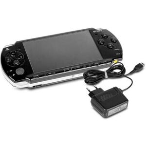 Sony PlayStation Portable (PSP) Slim & Lite   inkl. Spiel   2004   schwarz   Ratchet & Clank Size Matters (DE Version)