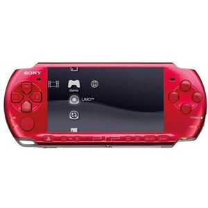 Sony PlayStation Portable (PSP) Slim & Lite   inkl. Spiel   3004   rot   Ratchet & Clank Size Matters (DE Version)