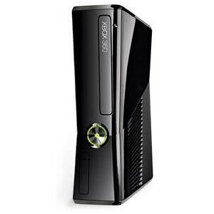 Microsoft Xbox 360 Slim   250 GB   glänzend schwarz