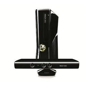 Microsoft Xbox 360 Slim 250gb [Inkl. Kinect Sensor + Kinect Adventures] Piano Black