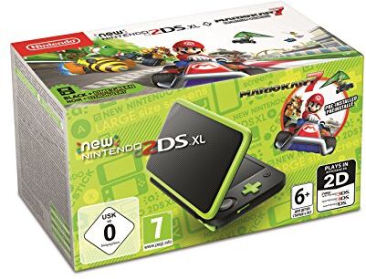 New Nintendo 2ds Xl [Inkl. Mario Kart 7 Vorinstalliert] Schwarz/grün