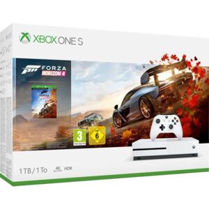 Xbox One S Microsoft 1TB +Forza Horizon 4 ( brugt, god stand