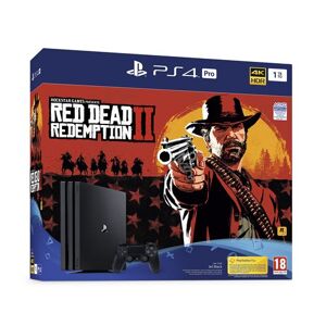 Sony PlayStation 4 Pro + Red Dead Redemption 2 (brugt, god stand)