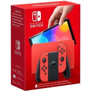 Nintendo Switch-konsol - OLED-modell  Mario Limited Edition (röd)