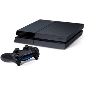 PlayStation 4 Basenhet 500GB - Jet Black - Playstation 4 (brugt)