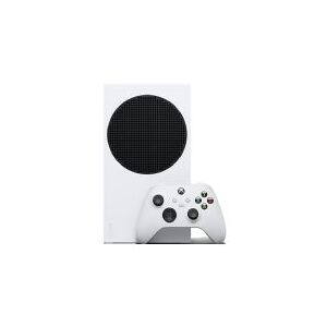 Microsoft® Xbox Series S   Spillekonsol - 1440p@60fps / 1080p@120fps - 512GB SSD NVme - Wi-Fi/LAN - HDMI® 2.1 - Hvid   Inkl. 1 x Xbox trådløs controller (Hvid)