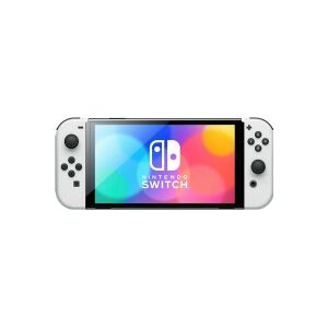 Nintendo   Switch OLED - Spilkonsol - Full HD - 64GB - Hvid   Inkl. 2 x Joy-Con (Hvid)