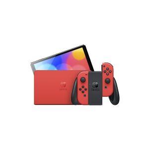 Nintendo Switch OLED - Mario Red Edition - Spilkonsol - Full HD - Mario Red