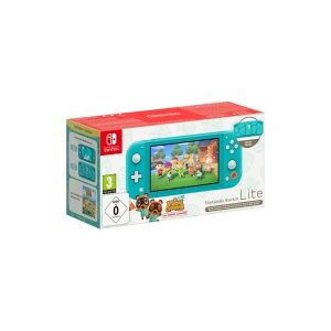 Nintendo Switch Lite - Nepp & Schlepp Edition - håndholdt spillekontrolenhed - turkis - Animal Crossing: New Horizons