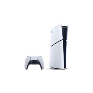 Sony PlayStation 5 Slim Digital Edition, PlayStation 5, Sort, Hvid, 16384 MB, GDDR6, 448 GB/sek., AMD