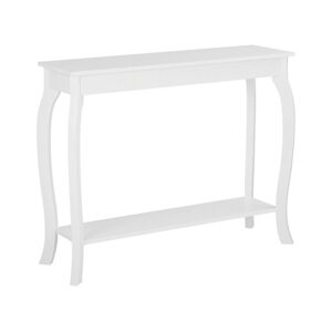 Beliani Consola blanca 100 x 31 cm