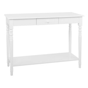 Beliani Consola blanca 102 x 40 cm