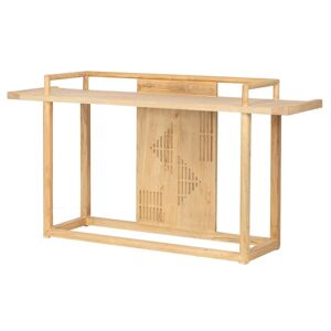 Adda Home Consola natural de madera 150x40x81cm