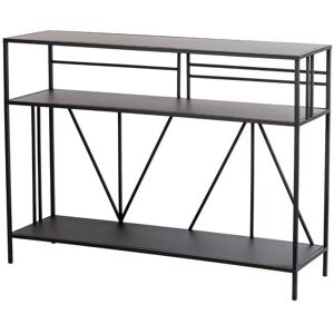 Adda Home Consola negro de metal 107x32x79cm