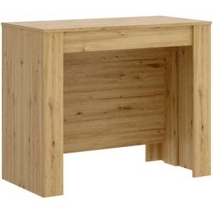 Dmora Consola extensible efecto madera roble nudo 118x90 cm