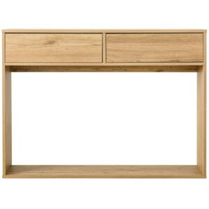 Kenay Home Consola efecto madera natural 25 cm x 110 cm