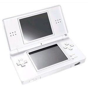 Nintendo DS Lite   sis. peli   valkoinen   New Super Mario Bros (DE-versio)