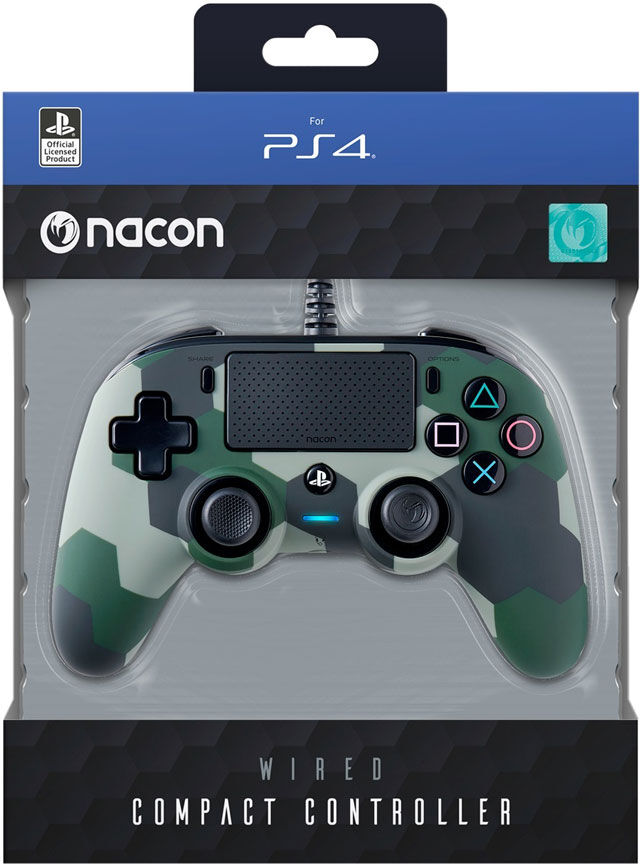 Nacon Langallinen Compact Controller - Camo Green PS4 PC