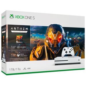 Microsoft Xbox One S + Anthem 1000 Go Wifi Blanc - Neuf