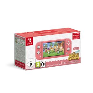Nintendo Switch Lite + Animal Crossing: New Horizons Pack + NSO 3 months (Limited) - Console de jeux portables 14 cm (5.5 ) 32 Go Écran tactile Wifi, Corail - Reconditionné - Publicité