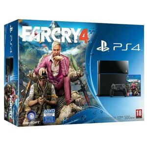 Sony Console PS4 500 Go Noire + Far cry 4 - Reconditionné - Publicité