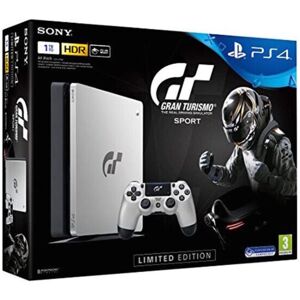 Sony PS4 SLIM 1To Gran Turismo Edition Silver - Reconditionné