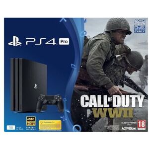 Sony PS4 Pro 1To + Call of Duty: World War II - Neuf - Publicité