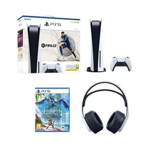 Sony Pack PS5 & Fifa 23, Horizon Forbidden West, Casque Sony Pulse 3D - Console de jeux Playstation 5 (Standard) - Neuf