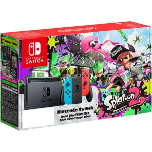 Nintendo Switch & Splatoon 2 - console de jeux portables 15,8 cm (6.2 ) 32 Go Wifi Noir, Bleu, Rouge - Neuf