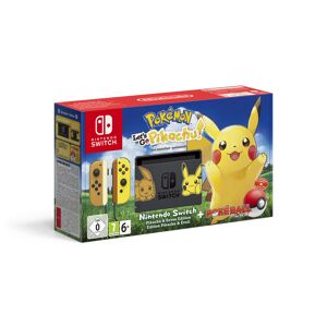 Nintendo Switch Ed. Let's Go, Pikachu! - Console de jeux portables 15,8 cm (6.2 ) 32 Go Wifi Noir, Jaune - Neuf - Publicité