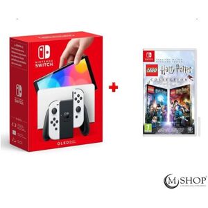 Nintendo Switch (modele OLED) + LEGO Harry potter, Blanc - Reconditionne