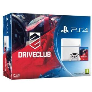 Sony Console PS4 500 Go Blanche + DriveClub - Reconditionné - Publicité