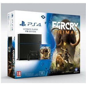 Sony Console PlayStation 4 1 To Jet Black + Far Cry Primal - Reconditionné