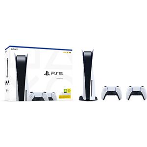 Sony Pack PS5 & Manette Dualsense Blanche - Console de jeux Playstation 5 (Standard) - Neuf